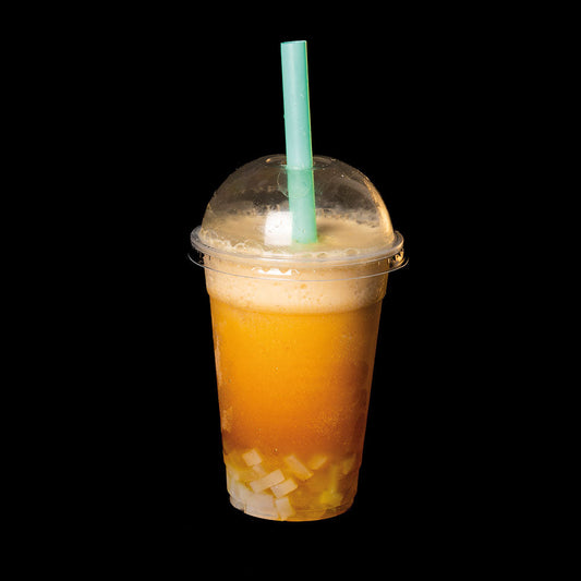 Apple Ice Tea with Jelly and popping balls